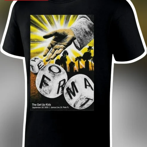 The Get Up Kids Jannus Live St. Pete FL September 29 2020 Vintage Concert Tee