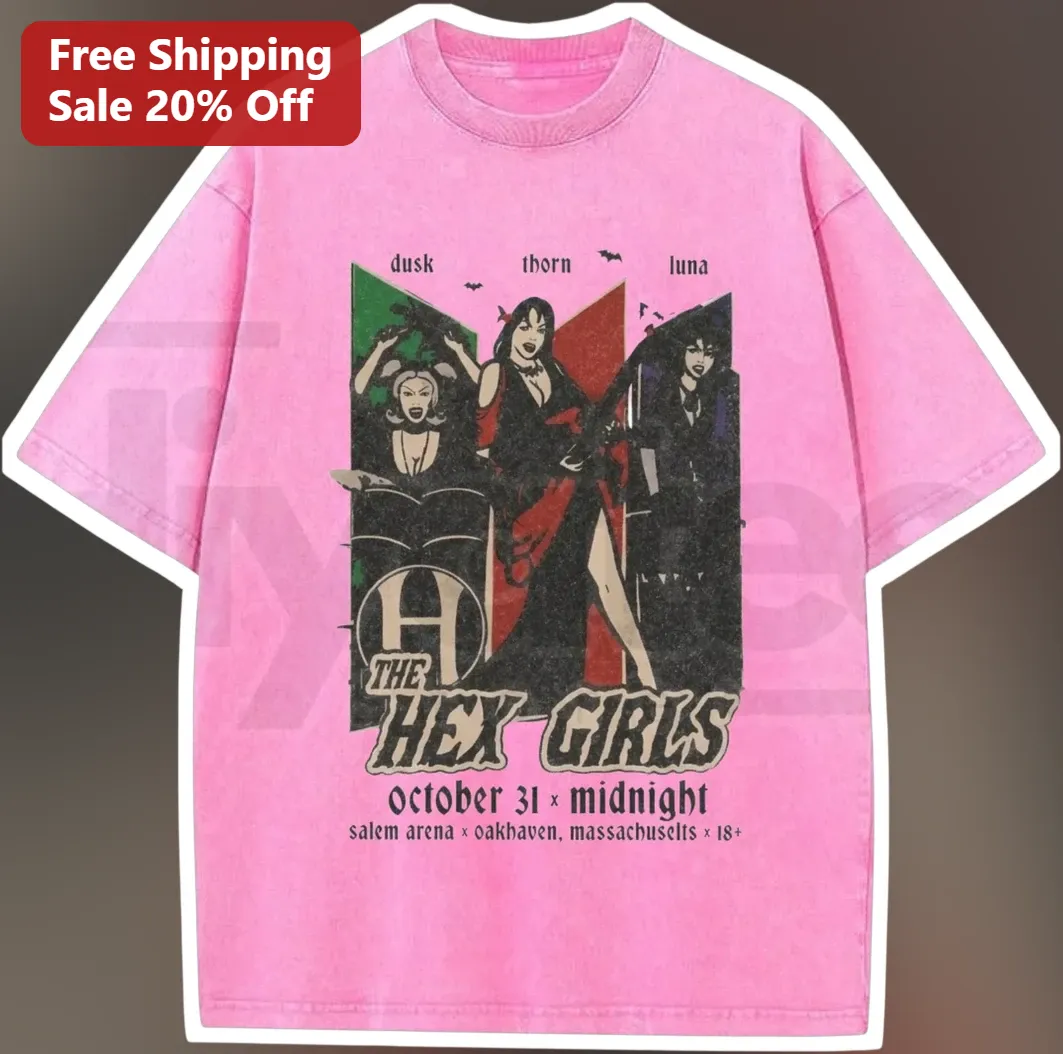 The Hex Girls October 31 Midnight Scooby Doo Gothic Rock Tee Halloween Gift