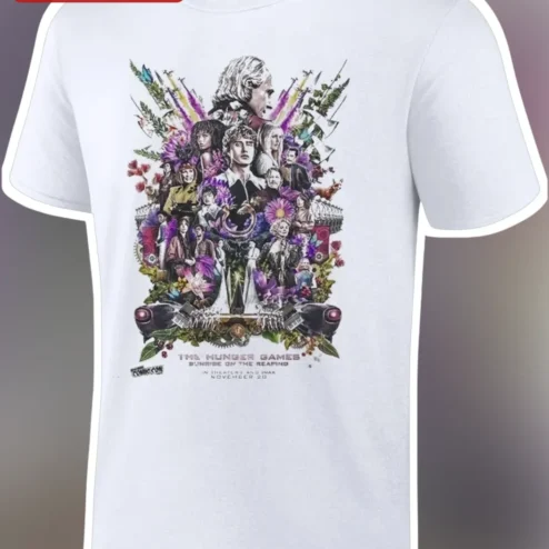 The Hunger Games Sunrise On The Reaping Tee Katniss Everdeen Panem Movie Fan Gift
