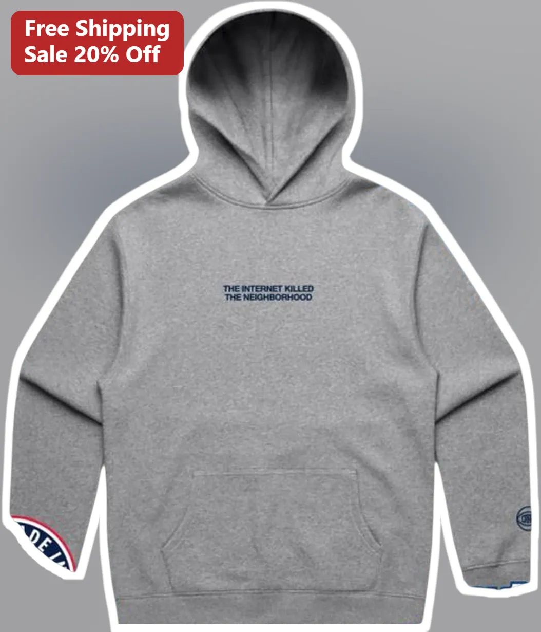The Internet Killed The Neighborhood Hoodie Davey Chole Album Merch