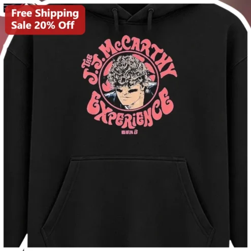 The J.J. McCarthy Experience Hoodie Michigan Wolverines QB Retro Rock Style Pullover