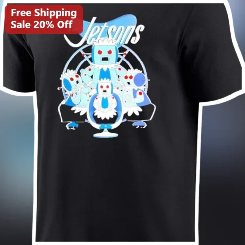The Jetsons Tee Retro Cartoon Family Graphic T-Shirt for Men Women Fans