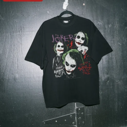 The Joker Hahahahaha Let's Put A Smile On That Face Graphic Tee