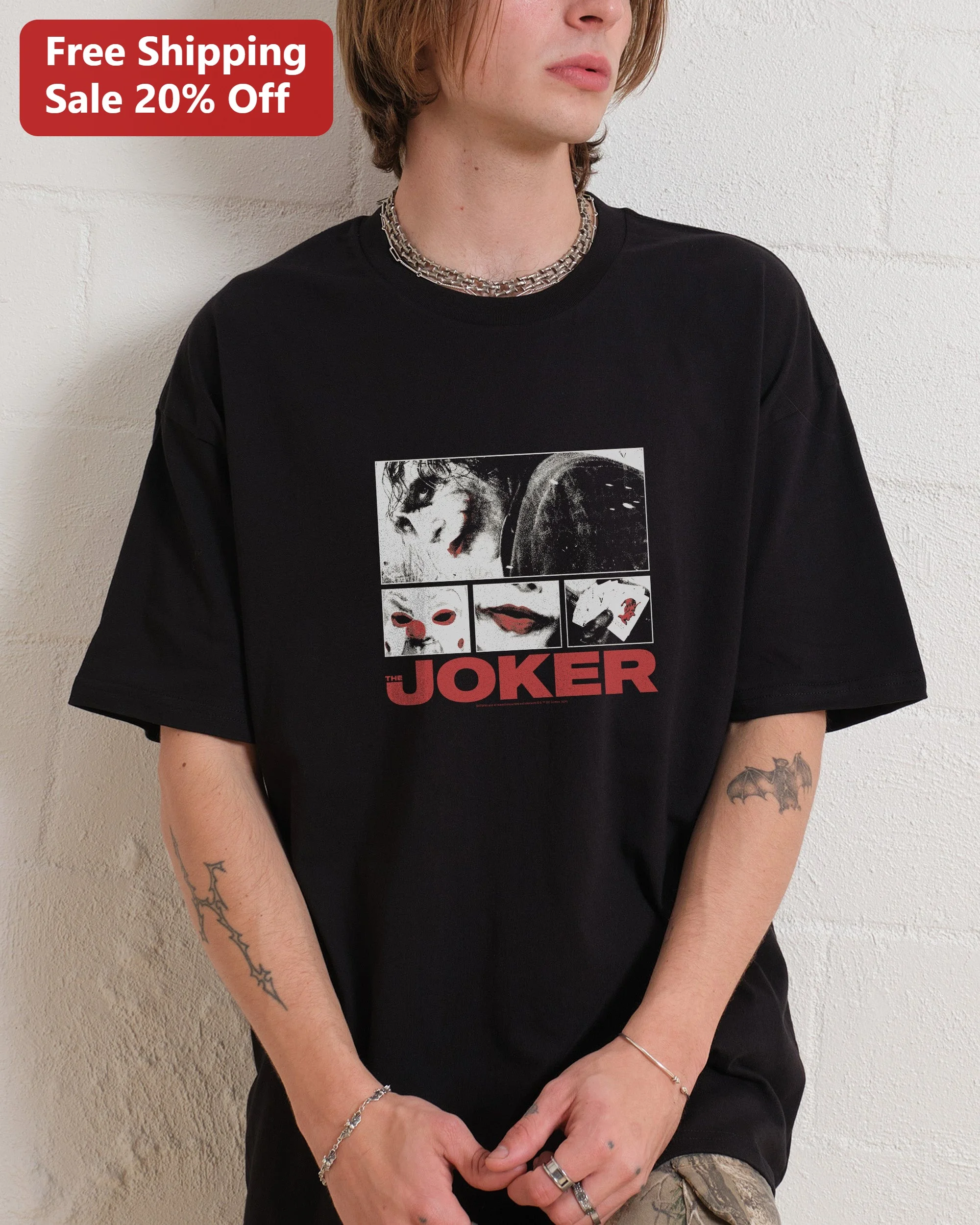 The Joker Vintage Movie Poster Graphic Tee for Men Women DC Comics Fan Gift