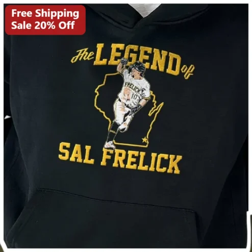 The LEGEND of SAL FRELICK Hoodie Milwaukee Brewers Fan Apparel