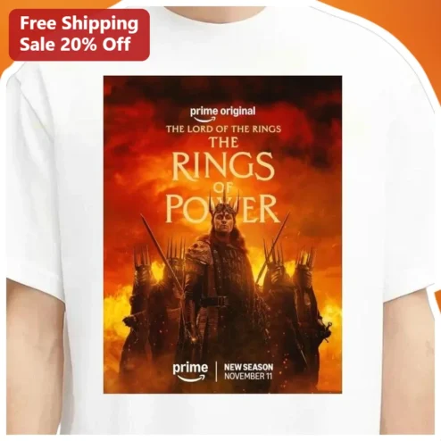The Lord of the Rings The Rings of Power Sauron Graphic Tee