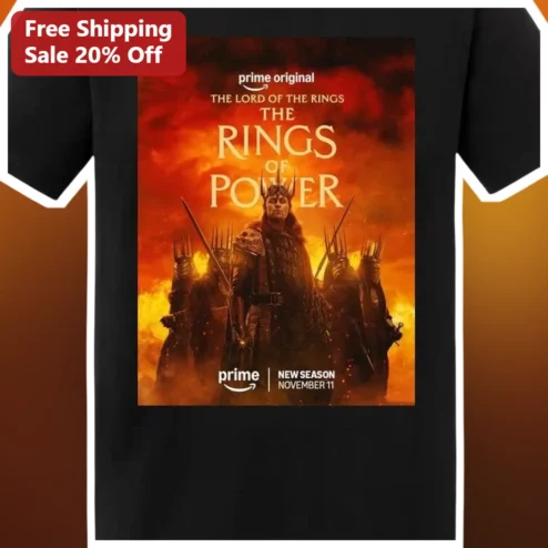 The Lord of the Rings: The Rings of Power Tee Sauron Graphic Shirt
