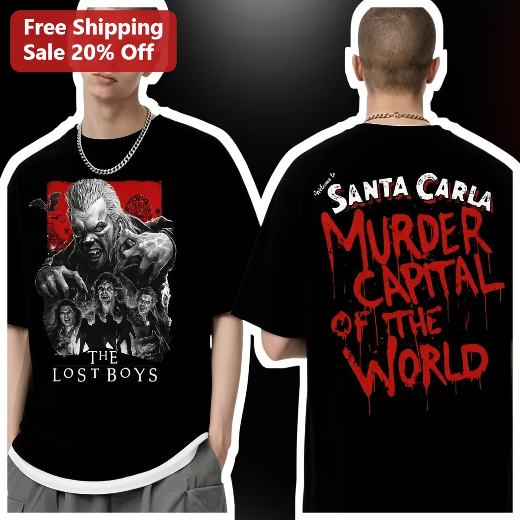 The Lost Boys Santa Carla Murder Capital Of The World Graphic Tee