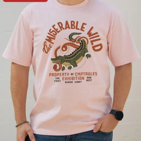 Close-up of The Miserable Wild Property of CMPTRULES The First Exhibition and Best Since 1997 Vintage Streetwear for streetwear fans in Chicago, Illinois