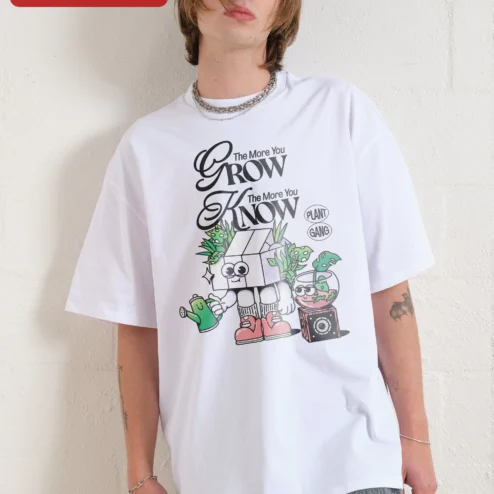 The More You Grow The More You Know Plant Gang Tee Funny Gardening Gift for Plant Lovers