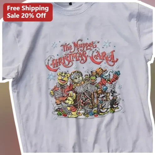 The Muppet Christmas Carol Tee Kermit Miss Piggy Holiday Gift