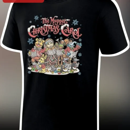 The Muppet Christmas Carol Tee Vintage Kermit Miss Piggy Holiday Shirt Gift for Fans