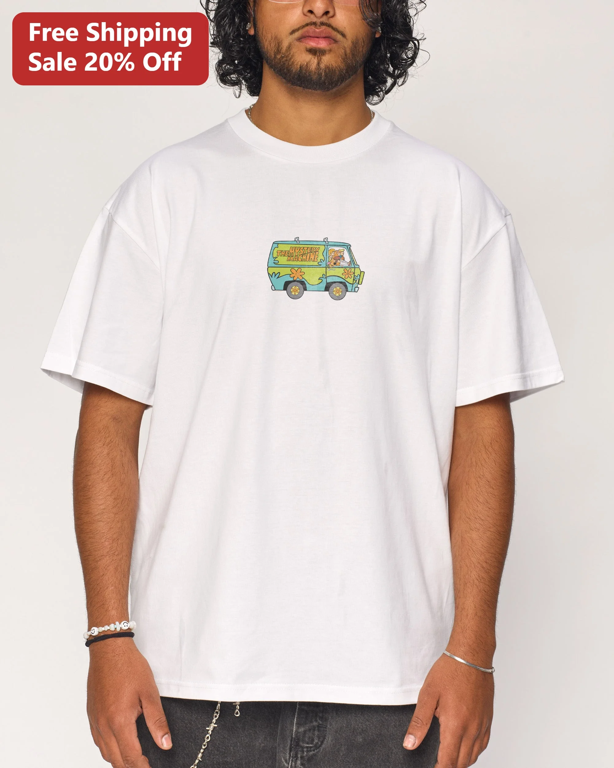The Mystery Machine Scooby-Doo Retro Vintage Graphic Tee