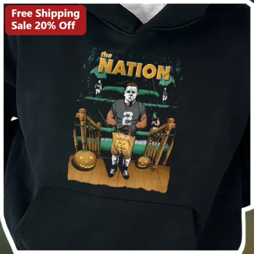 The NATION Michael Myers Halloween Football Hoodie
