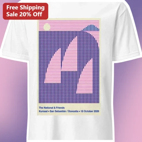 The National Friends Kursaal San Sebastián Donostia Tee 18 October 2026 Concert Merch