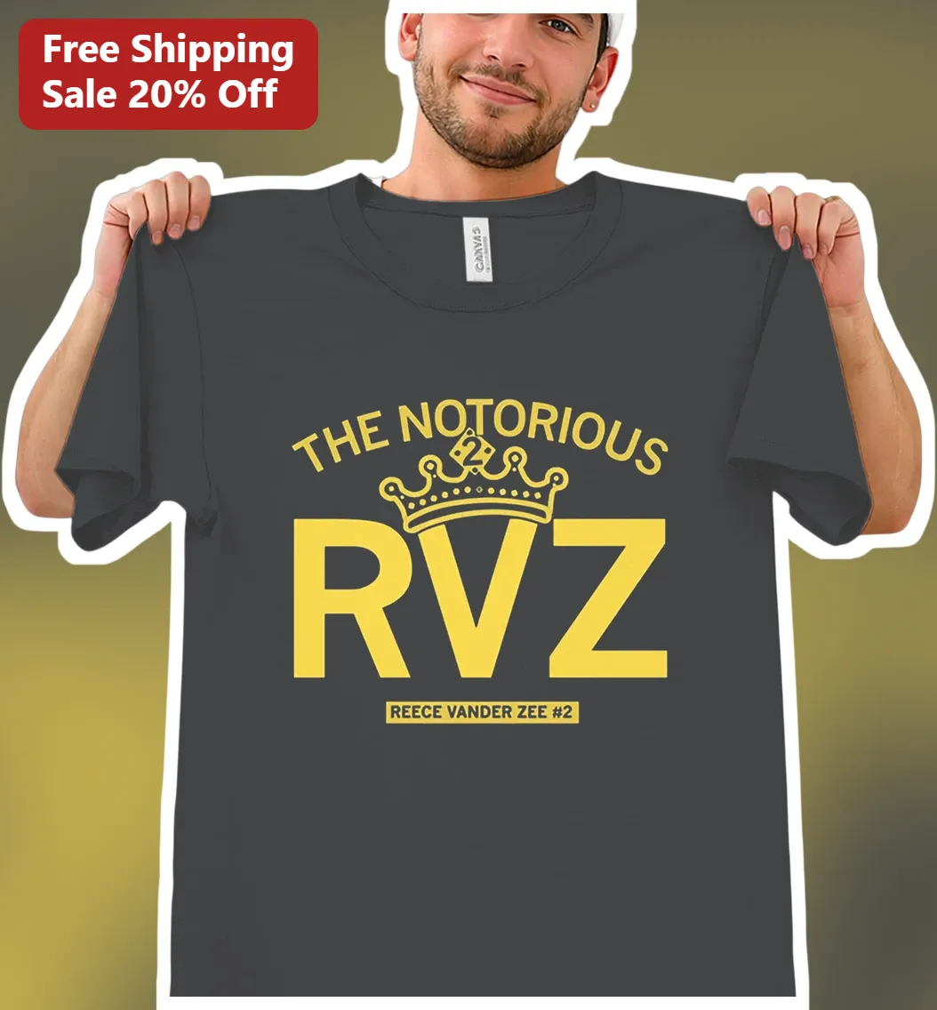The Notorious RVZ Reece Vander Zee College Football Tee