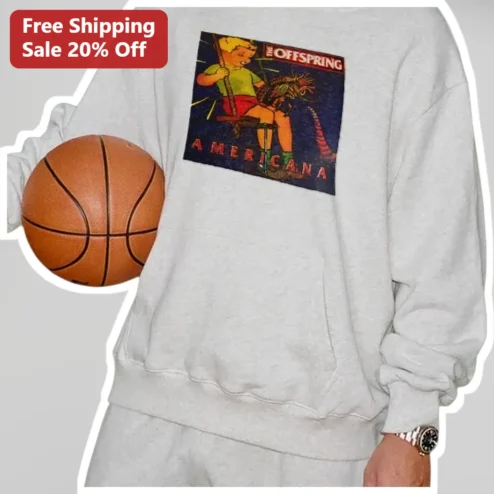 The Offspring Americana Sweatshirt Vintage Punk Rock Band Merch Album Cover Gift