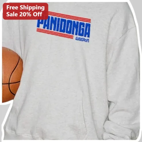 THE PANIDONGA Sweatshirt Retro Basketball Fan Apparel Panida Khumsri Vintage Sports Style Crewneck