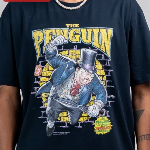 The Penguin Is Back Deadlier Than Ever Vintage Comic Tee DC Batman Villain Shirt