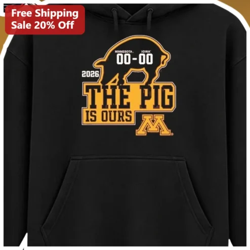 THE PIG IS OURS Hoodie Pig Travel Trophy College Football Rivalry Gift available at our Chicago, Illinois warehouse