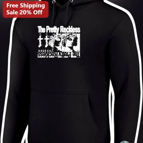 The Pretty Reckless Hoodie Taylor Momsen Gothic Rock Band Merch Pullover