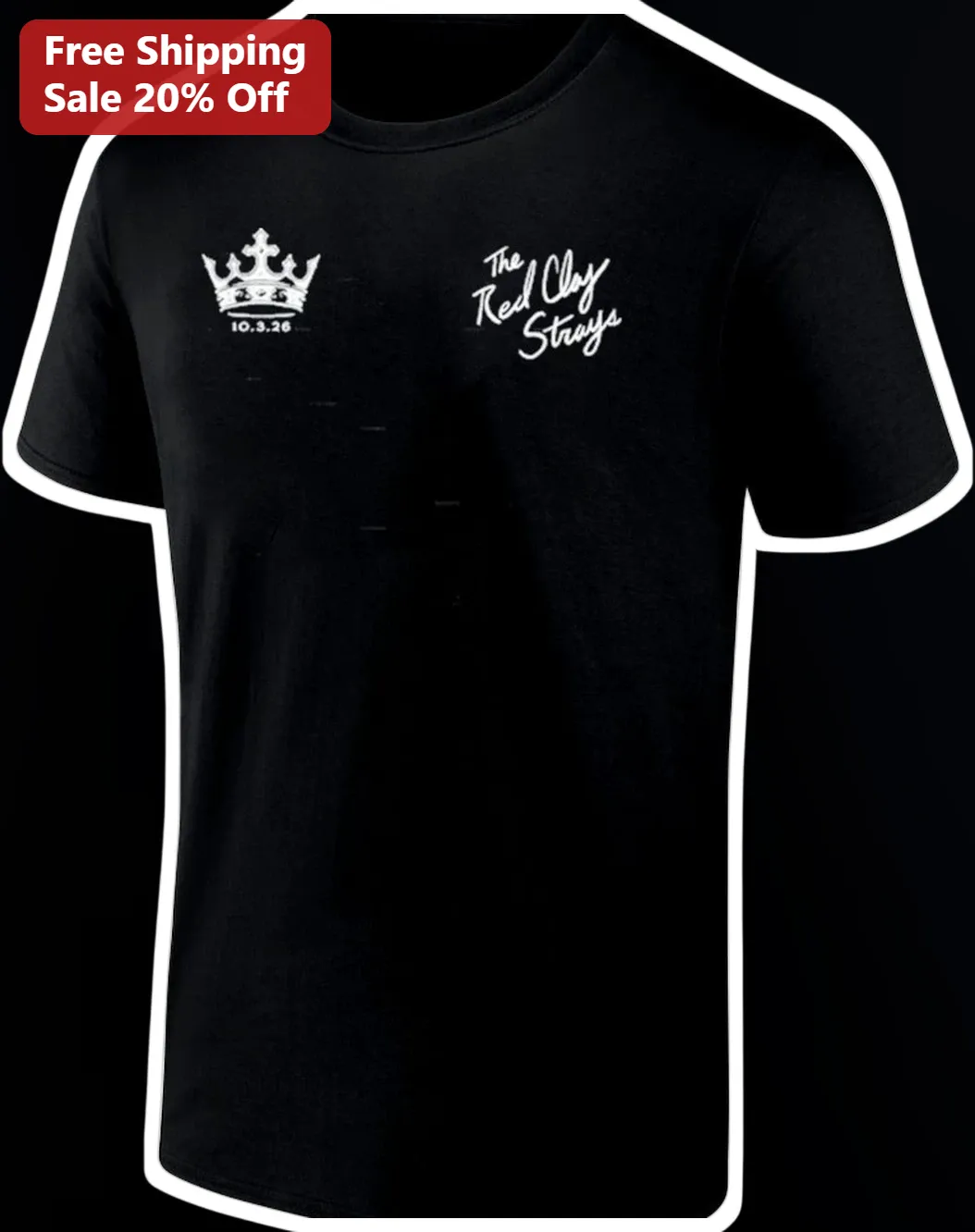 The Red Clay Strays Tee Country Rock Band Merch Shirt for Fans