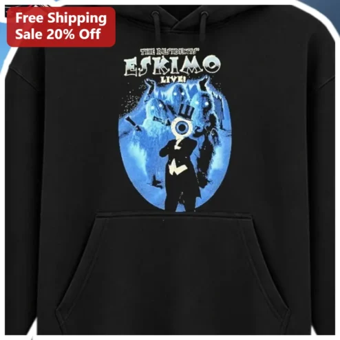 The Residents Eskimo Live Hoodie Avant-Garde Experimental Rock Band Merch available at our Chicago, Illinois warehouse