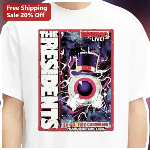 The Residents Eskimo Live! The Caverns Pelham TN Vintage Concert Tee