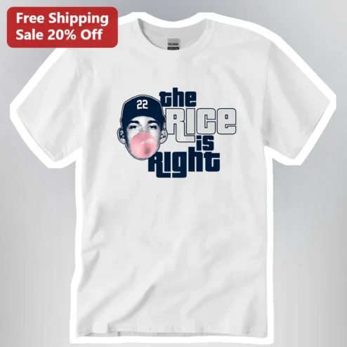 The Rice Is Right Tee Austin Food Truck Graphic T-Shirt Funny Name Pun Gift