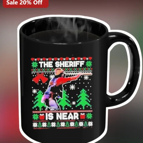 The Sheriff Is Near Mug Blazing Saddles Movie Quote Gift for Coffee Lovers
