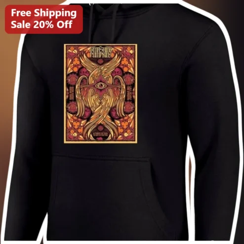 The Smashing Pumpkins Adore Hoodie Psychedelic Art Nouveau Album Cover Merch