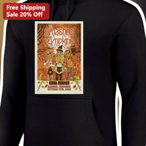 The Smashing Pumpkins Halloween Vintage Band Merch Pullover Hoodie
