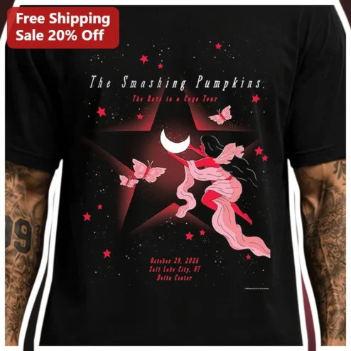 The Smashing Pumpkins Rats in a Cage Tour Tee Vintage Alternative Rock Band Shirt