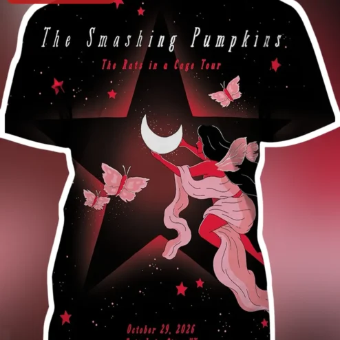 The Smashing Pumpkins The Rats in a Cage Tour Tee Alternative Rock Band Merch Graphic Shirt