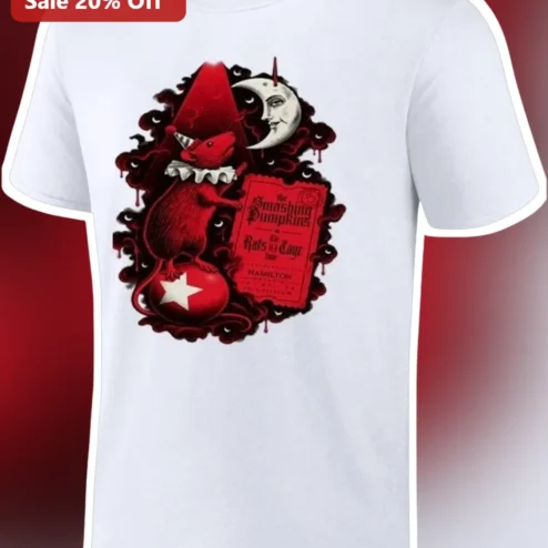 The Smashing Pumpkins The Rats in the Cage Tour Tee Alternative Rock Band Shirt