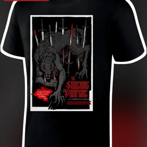 The Smashing Pumpkins The Runt in a Cage Tour Tee Alternative Rock Band Merch