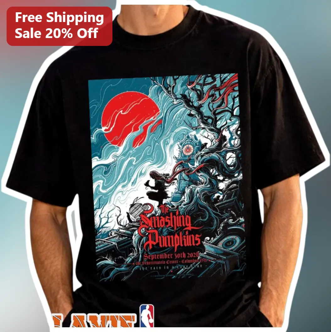 The Smashing Pumpkins Tour 2026 Schottenstein Center Columbus OH Graphic Tee