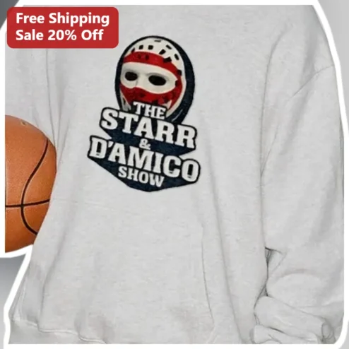 The Starr D'Amico Show Sweatshirt Chicago Sports Radio Fan Apparel