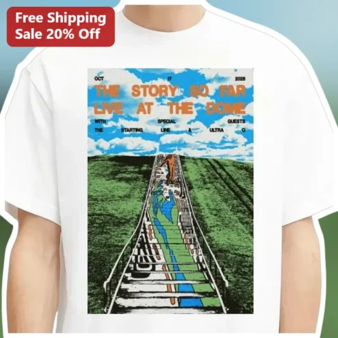 The Story So Far Live at the Dome Tee Pop Punk Band Merch Gift