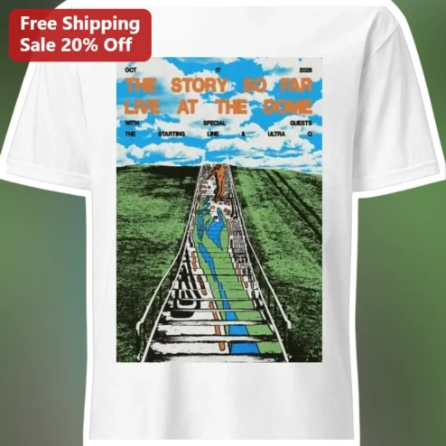 The Story So Far Live at the Dome Tee Pop Punk Band Tour Merch Graphic T-Shirt