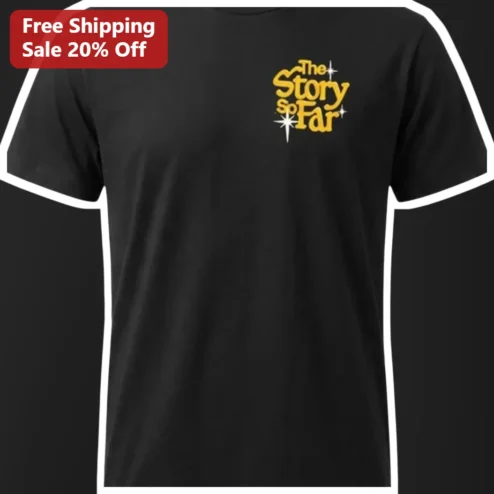 The Story So Far Tee Pop Punk Band Merch Retro Typography Graphic Shirt