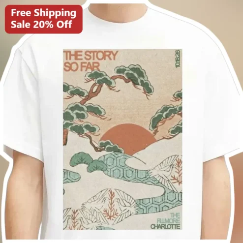 The Story So Far The Allmore Charlotte Pop Punk Band Tee Vintage Ukiyo-E Style