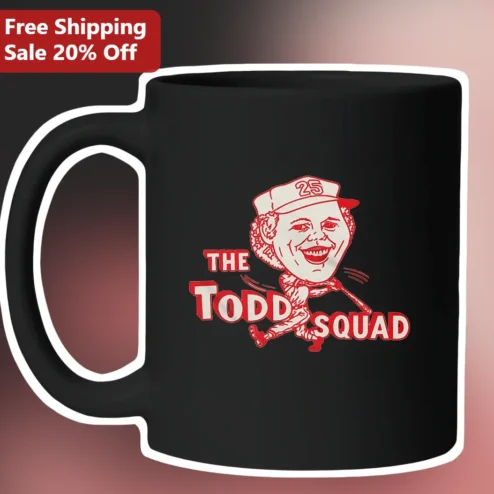 The Todd Squad Baseball Mug Personalized Gift for Coaches and Fans