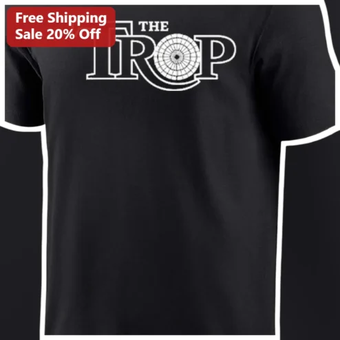 THE TROP Tee Retro Tropical Graphic Unisex Cotton Shirt