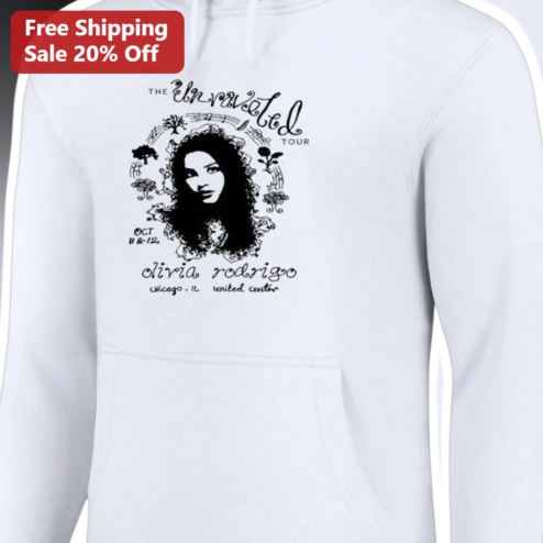 The Unraveled Tour Olivia Rodrigo Hoodie Vintage Concert Merch Gift