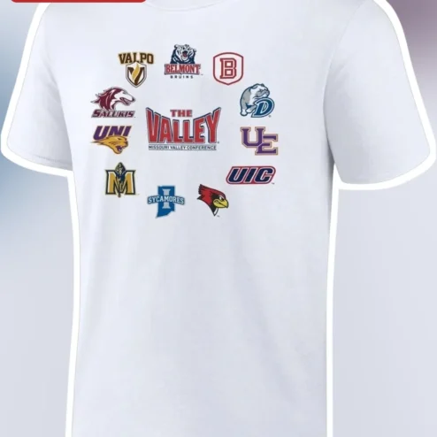 The Valley Missouri Valley Conference MVC Tee College Basketball Football Fan Shirt