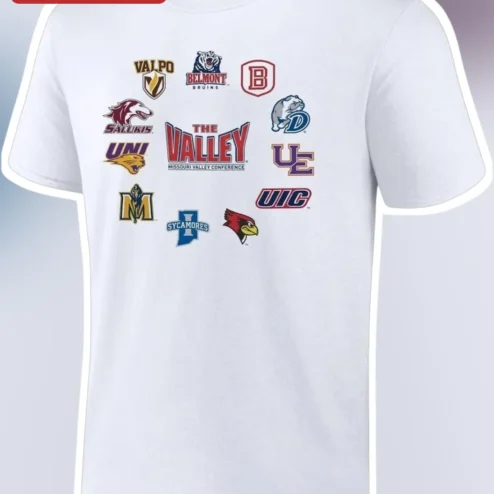 The Valley Missouri Valley Conference Tee MVC Basketball Football Fan Shirt