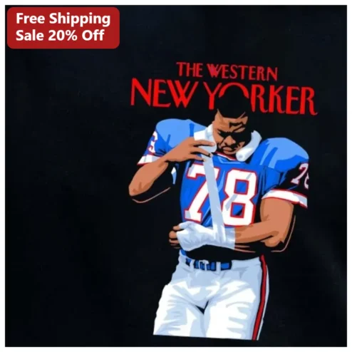 The Western New Yorker Tee Buffalo Bills Fan Russell Okung Retro Sports Graphic Shirt Gift