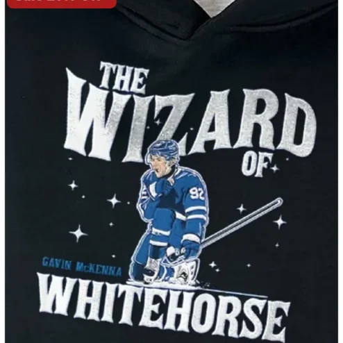 The Wizard Of Whitehorse Gavin McKenna Hockey Hoodie