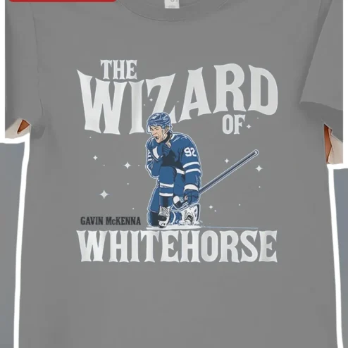 The Wizard of Whitehorse Tee Gavin McKenna Hockey Fan Gift